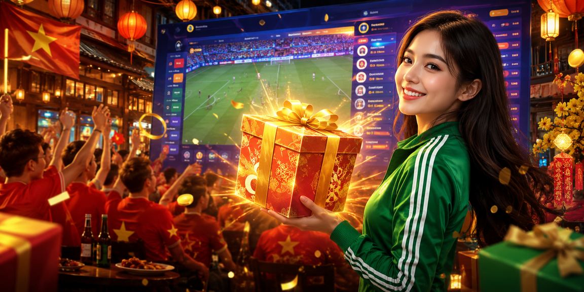 Không khí lễ hội Tết tại Huế với chủ đề esports betting trên màn hình