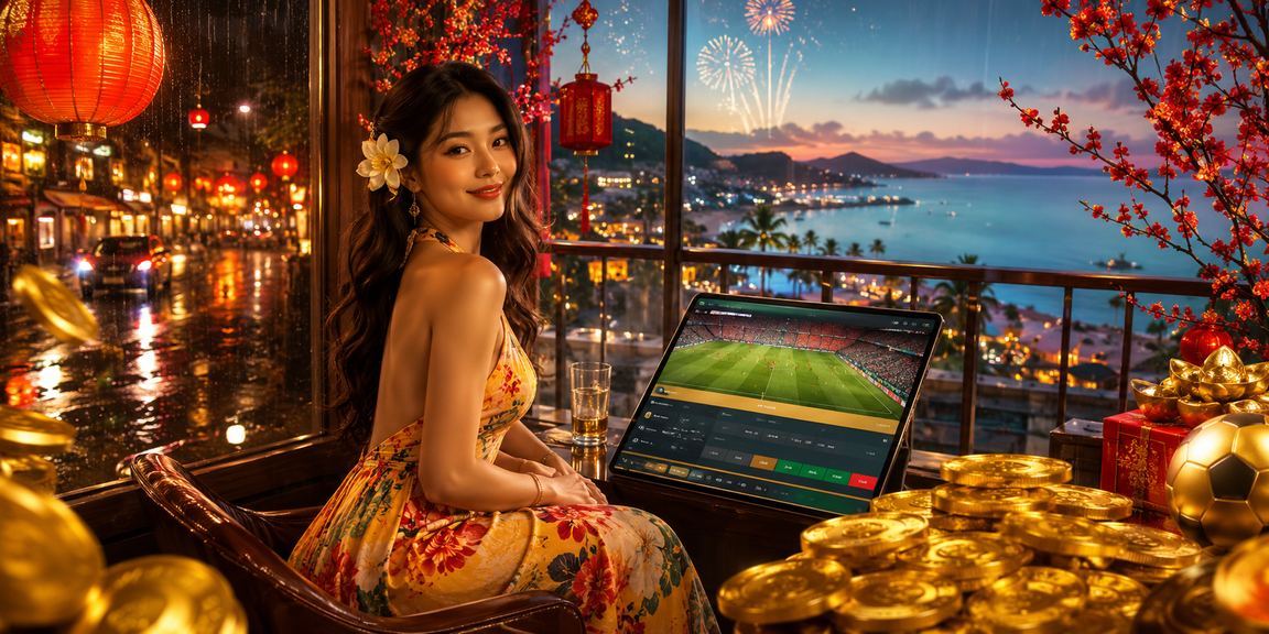 Không gian cà phê Phú Quốc nơi người dùng theo dõi thể thao buổi tối